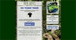 Desktop Screenshot of earthexotics.net
